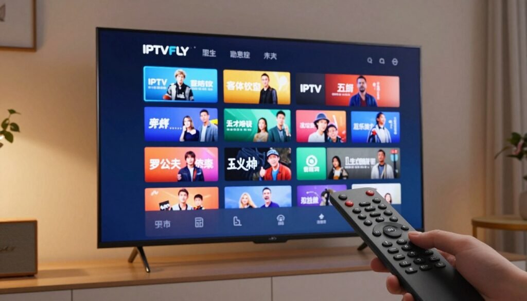 IPTVFLY channel selection