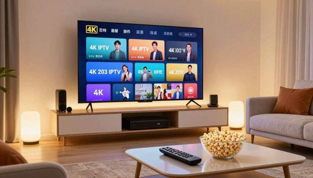 4K IPTV high definition channels and streaming quality