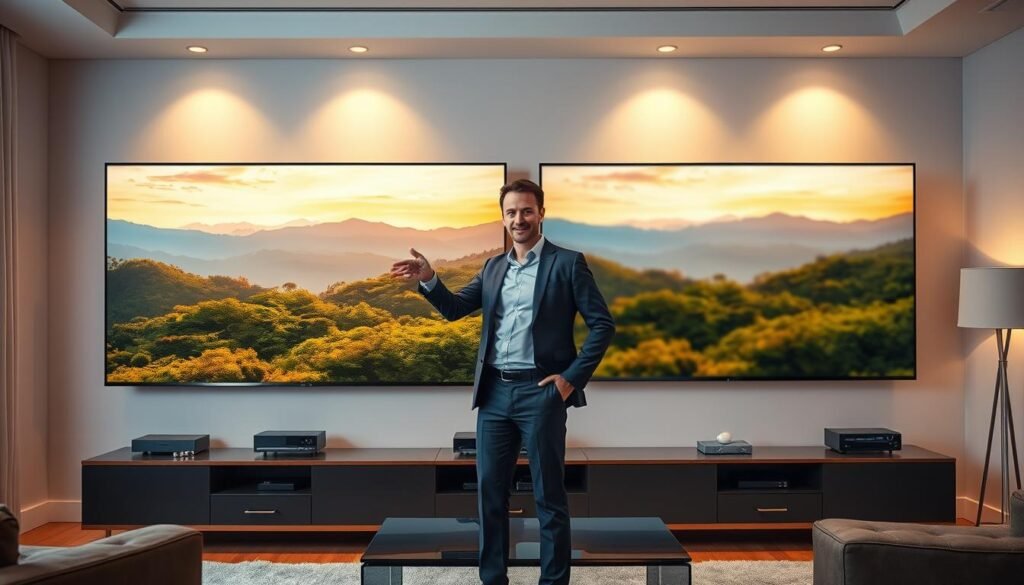 4K IPTV streaming quality comparison between HD and Ultra HD resolution