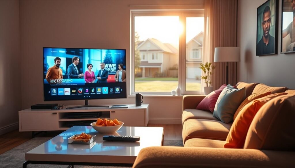 4K live TV streaming USA with adaptive bitrate technology