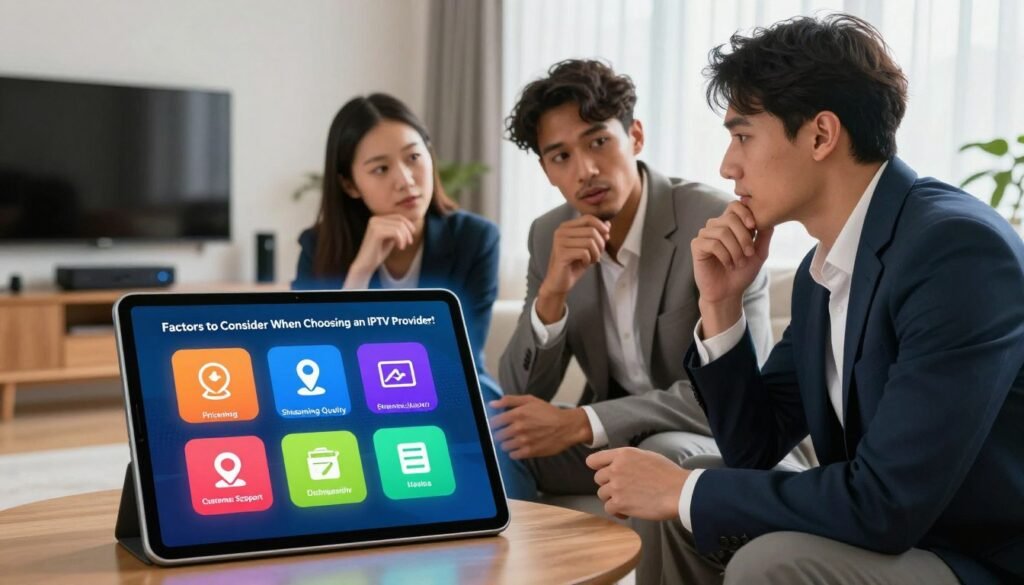 IPTV Provider Selection Factors