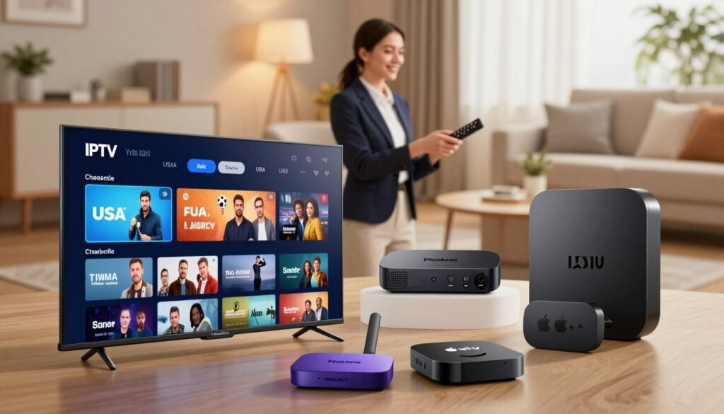 IPTV device compatibility across smart TVs and streaming devices