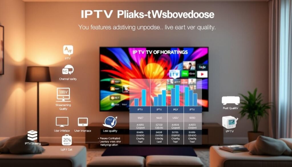 IPTV features and streaming quality comparison for live TV streaming