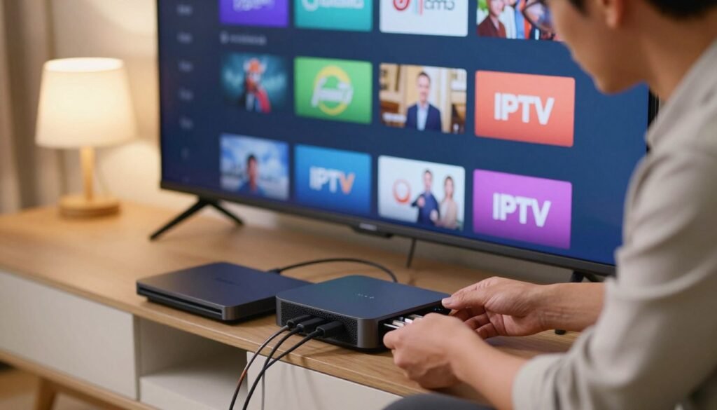 IPTV installation setup process for streaming devices
