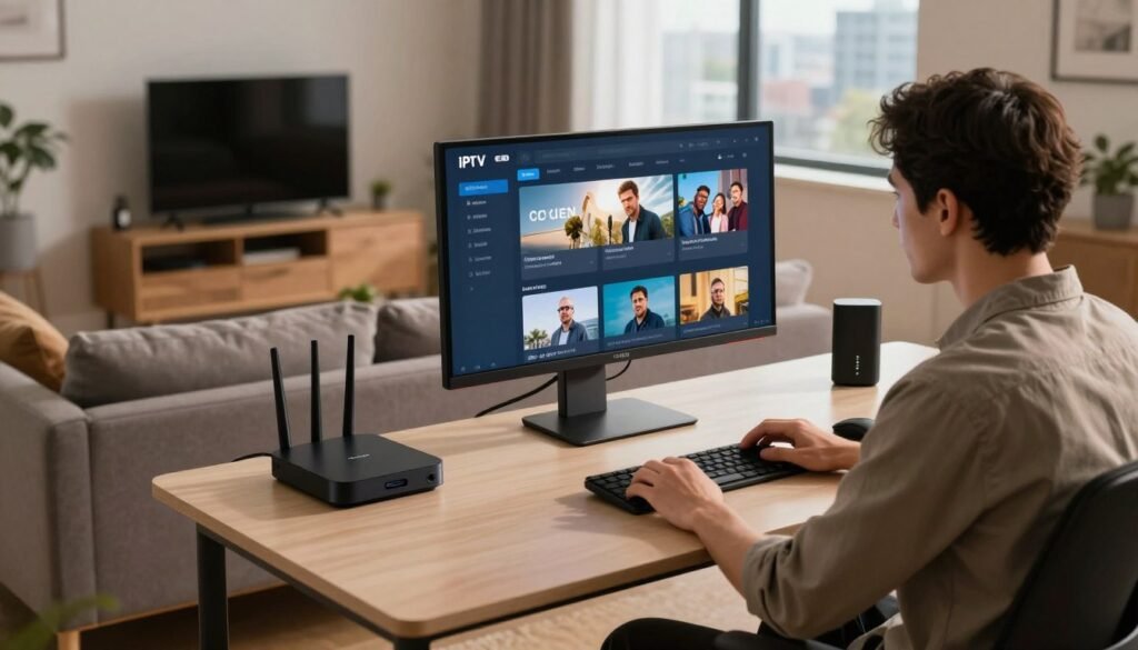 IPTV local channel streaming setup with VPN protection