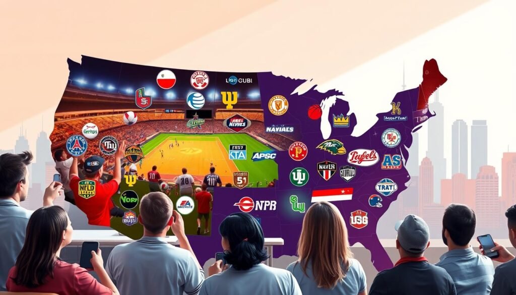 IPTV local channels USA regional sports availability