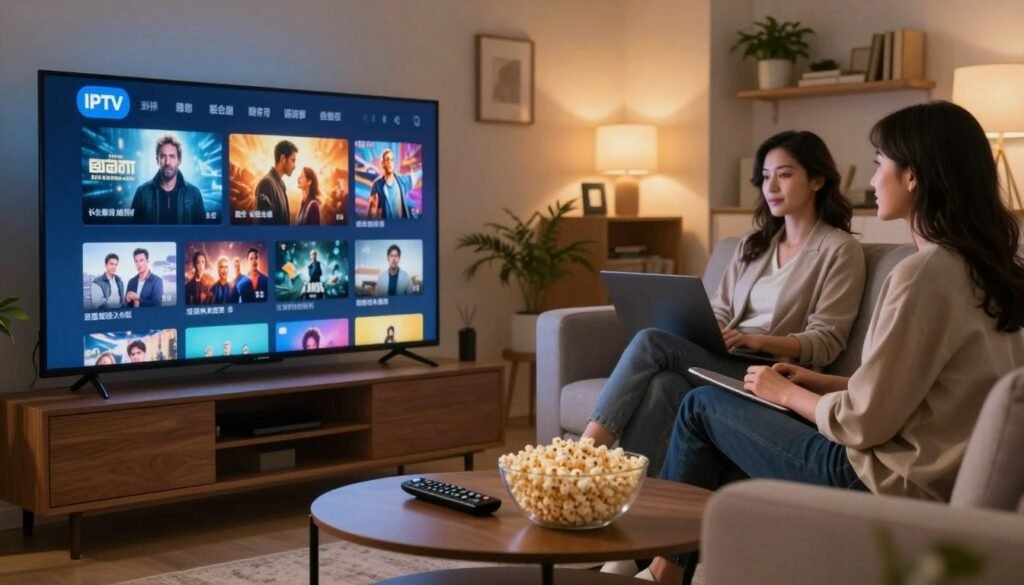 IPTV on-demand movies and series streaming content