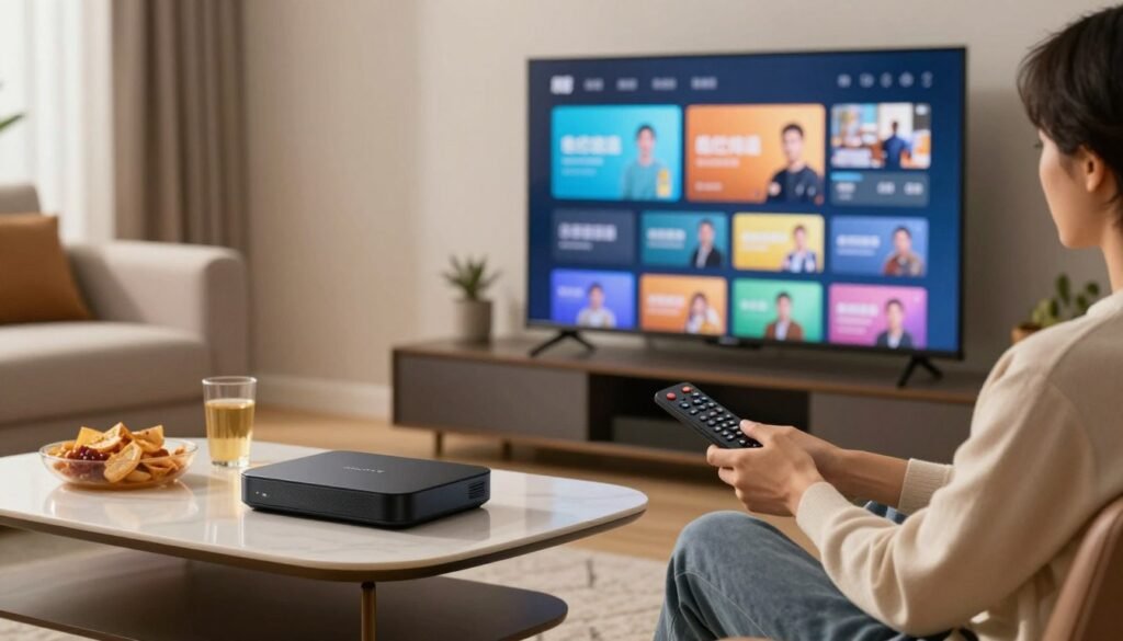 IPTV player apps setup on streaming device