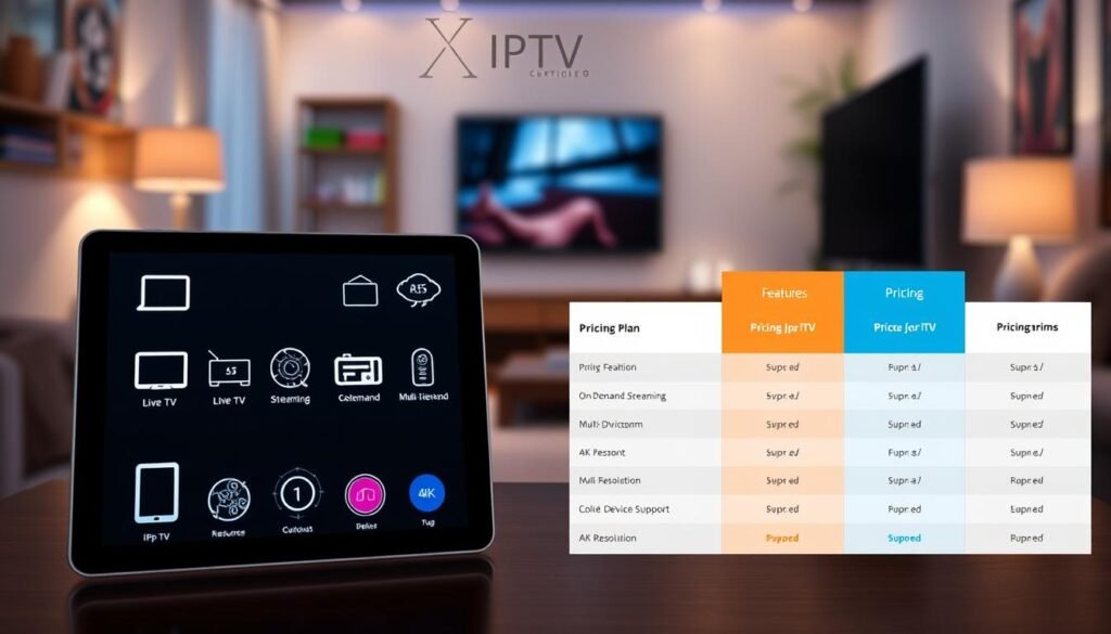 IPTV service features and pricing comparison