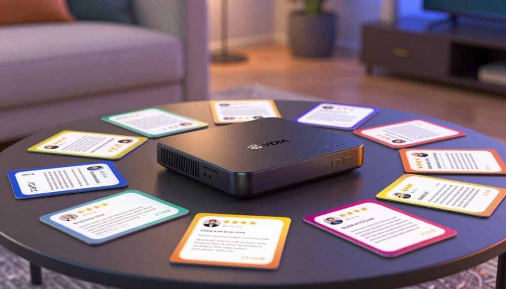 IPTV service user reviews and ratings for NVIDIA Shield streaming