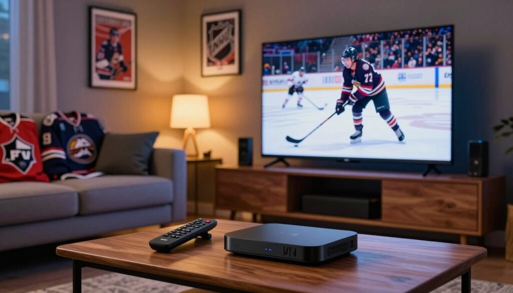IPTV setup for watching NHL games online
