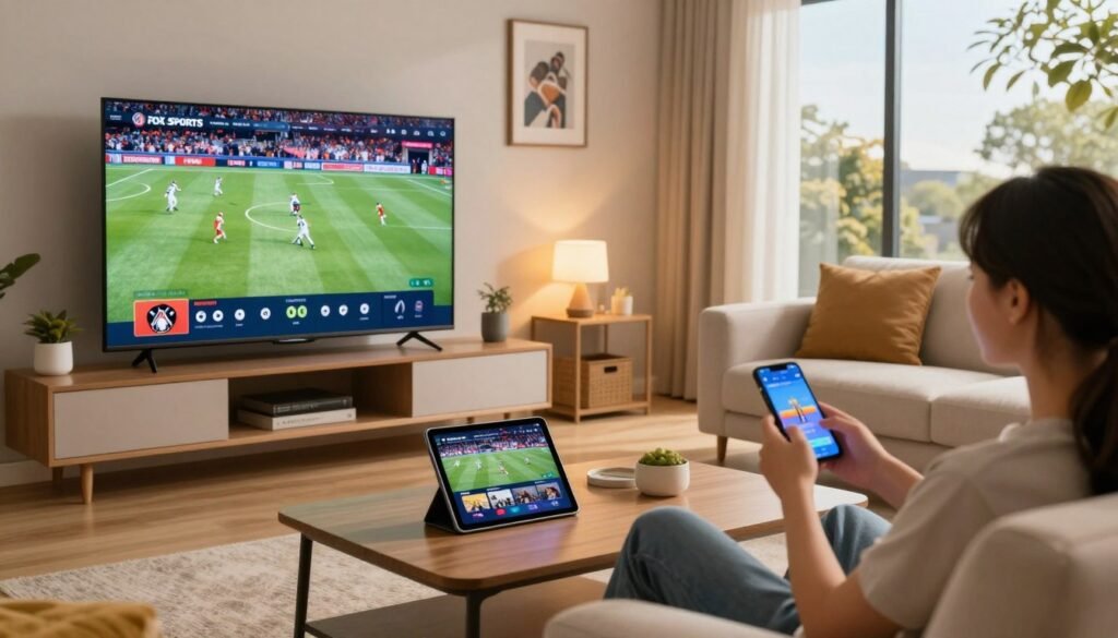 IPTV streaming Fox Sports on multiple devices