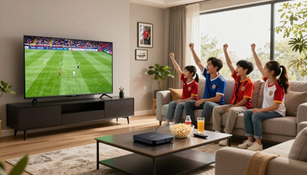 IPTV streaming device setup for World Cup viewing