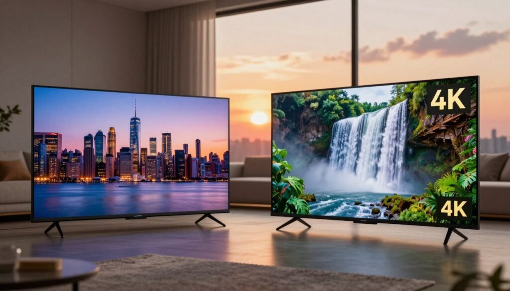 IPTV streaming quality comparison HD vs 4K resolution