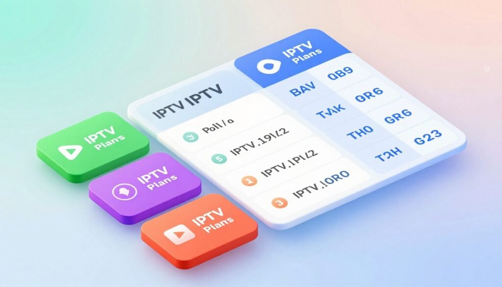 IPTV subscription plans comparison for households