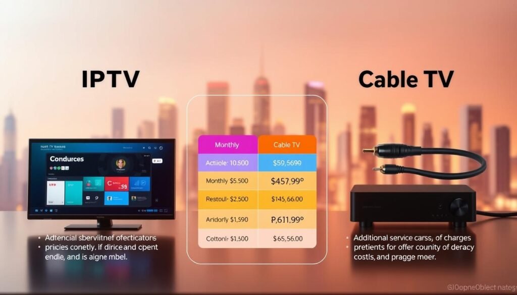 IPTV vs Cable TV cost comparison and pricing breakdown