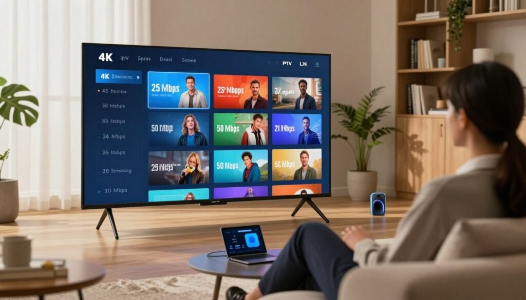 Internet speed requirements for 4k iptv streaming service