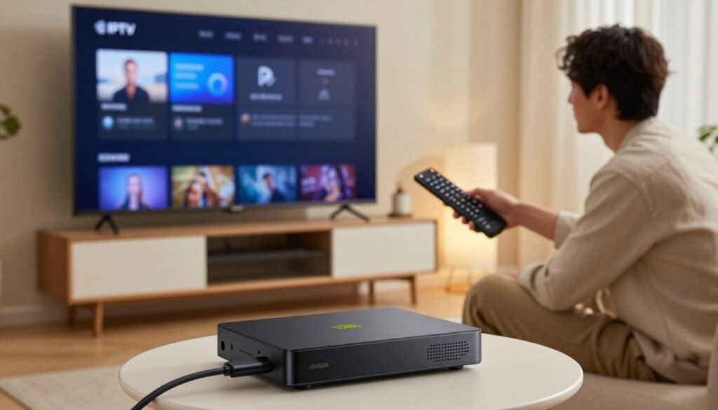 NVIDIA Shield IPTV installation process