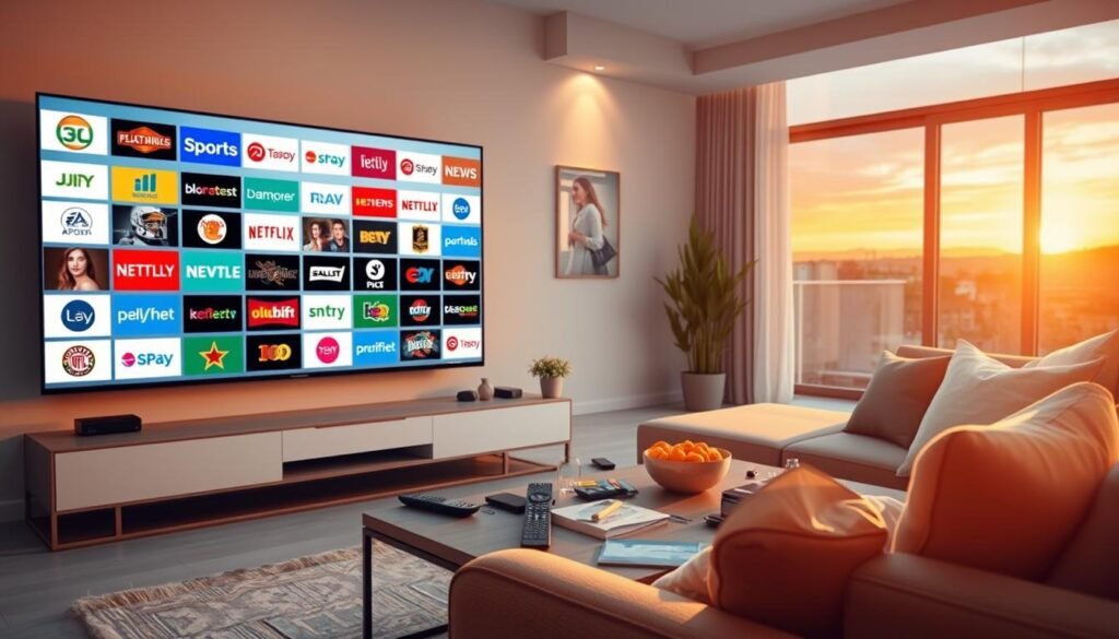 Popular IPTV channels and content variety