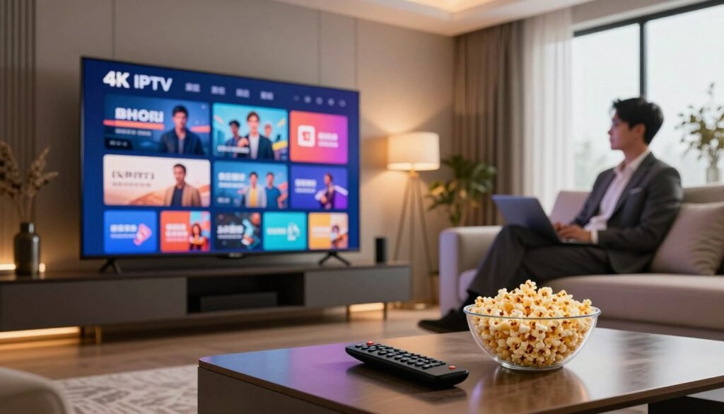 Premium IPTV 4K resolution streaming quality