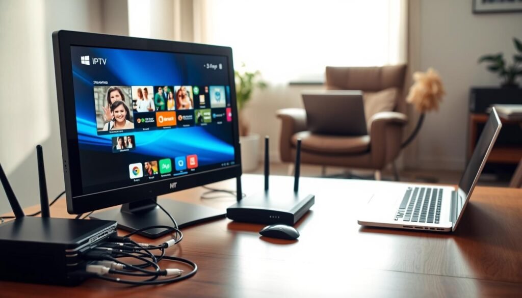 Windows PC network setup for IPTV streaming requirements
