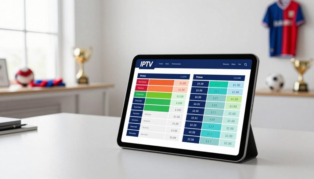 affordable sports IPTV packages pricing comparison