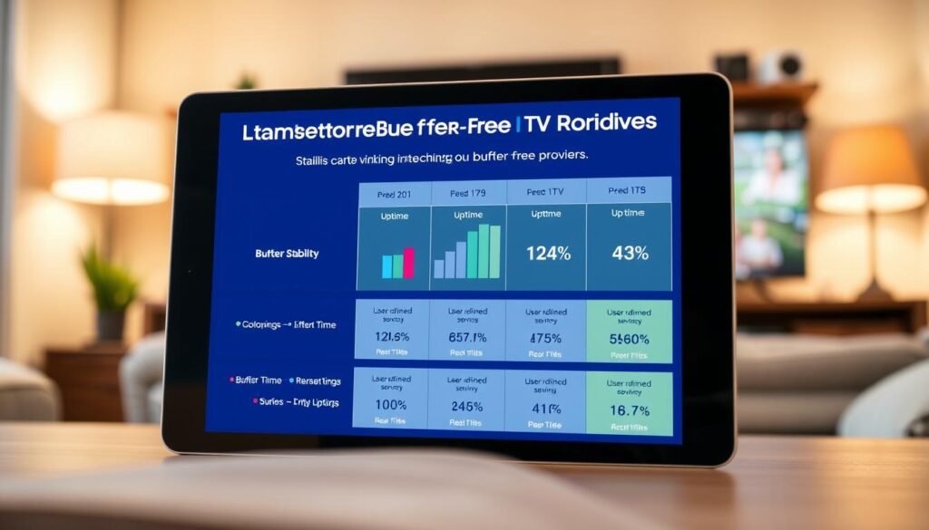 buffer-free IPTV provider stability comparison