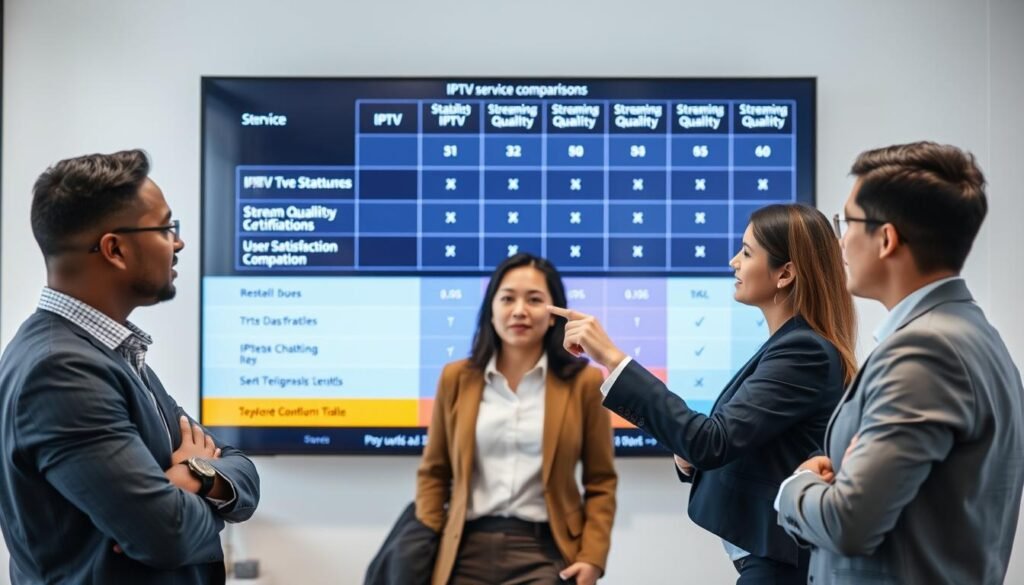 comparing best IPTV service features and stability