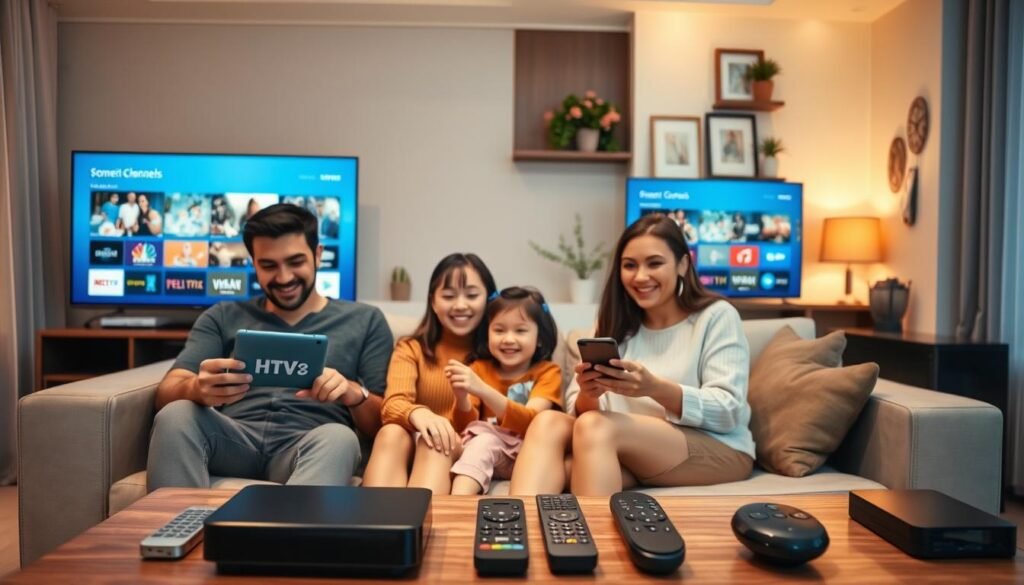 family IPTV subscription USA channels and streaming options