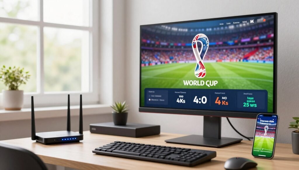 internet speed requirements for 4K streaming World Cup