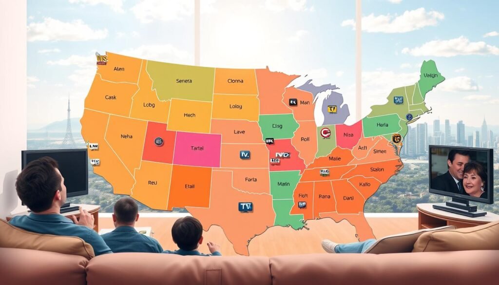 local TV by location and regional channel availability