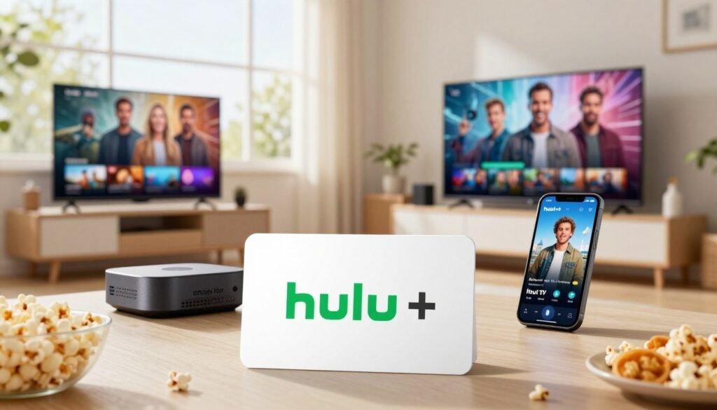 one year television subscription with Hulu Live TV streaming service