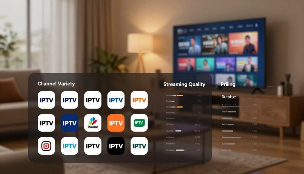 premium IPTV providers comparison for streaming services