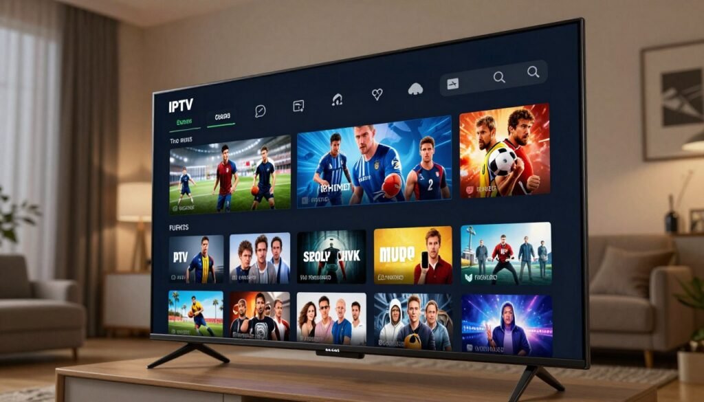 quality iptv channels streaming service interface