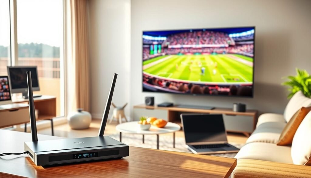 sports streaming without freezing setup process