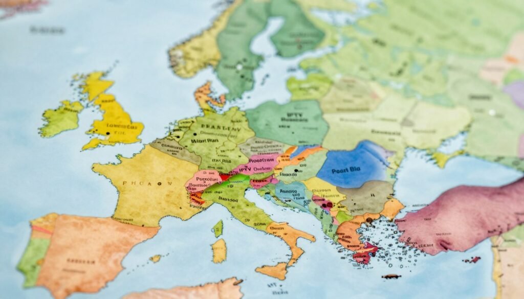 top iptv providers regional availability map